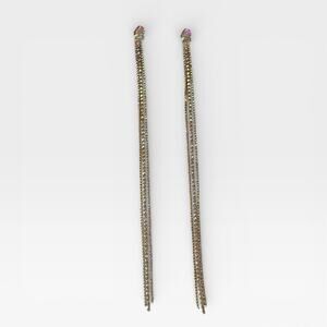 Super Long Rhinestone Earrings